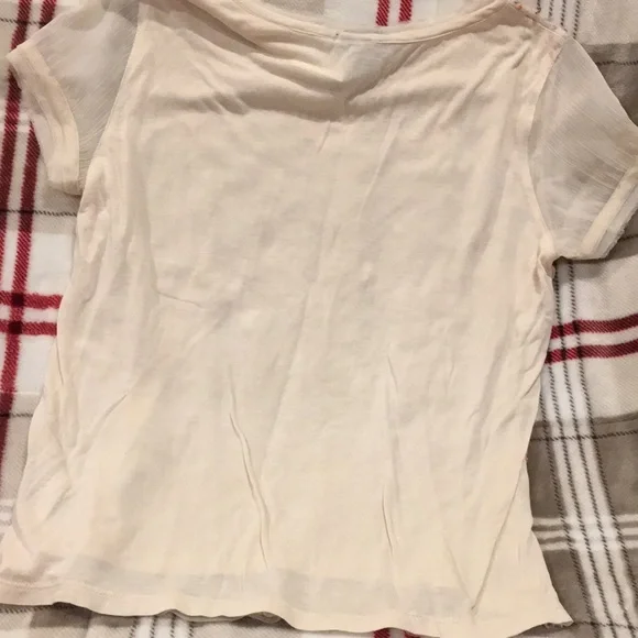 Gorgeous Rainbow Sequin Top Holiday Dazzler H&M Size XS NWT raw edge sleeves - Picture 16 of 16